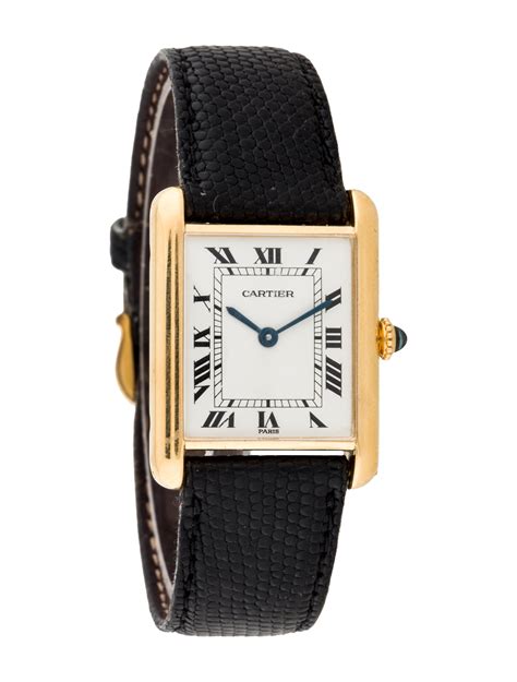 louis cartier tank watch|cartier tank louis men's watch.